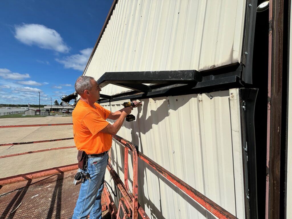 Bifold hangar door installation and repair