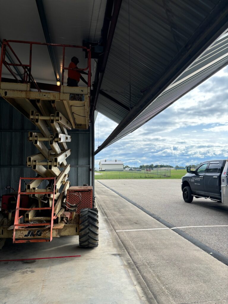 Aircraft Hangar Door Repair